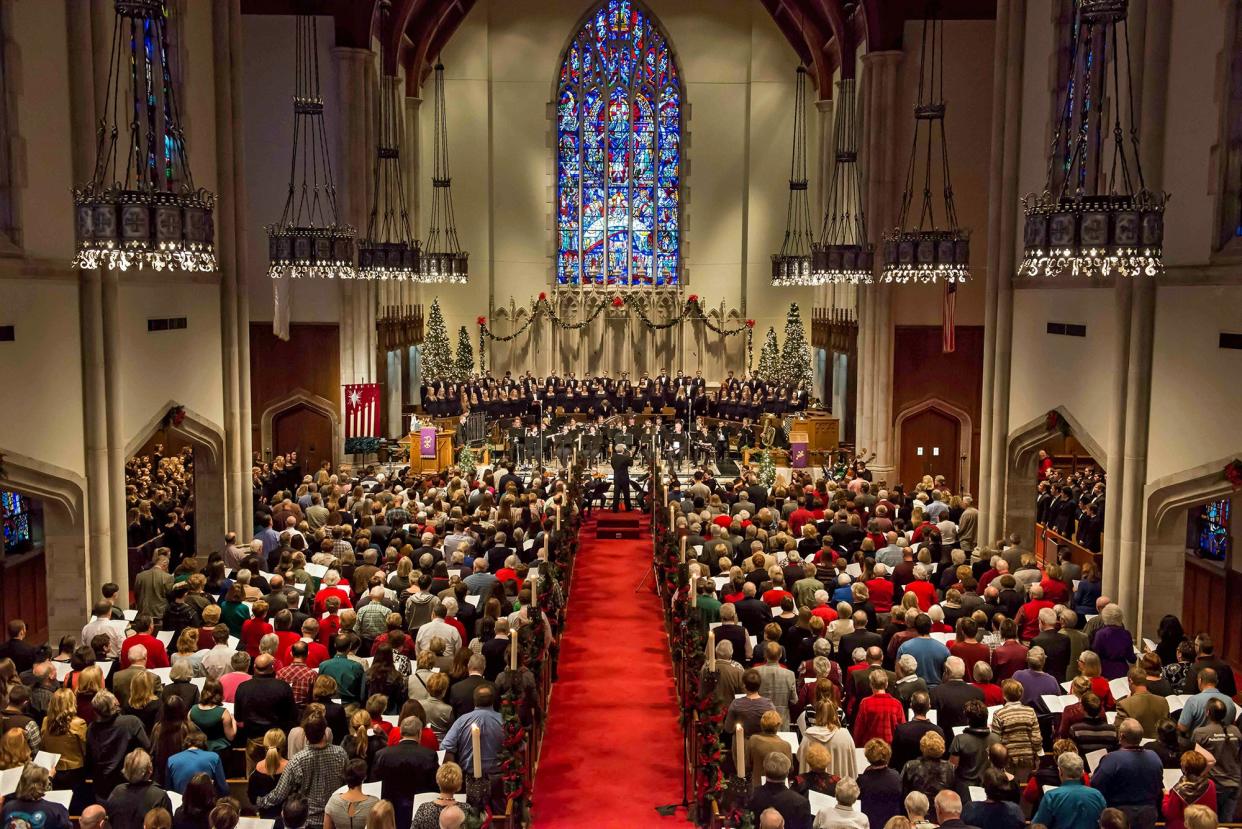 Oklahoma City University's annual Christmas Vespers will return to First Presbyterian Church of Oklahoma City, 1001 NW 25.