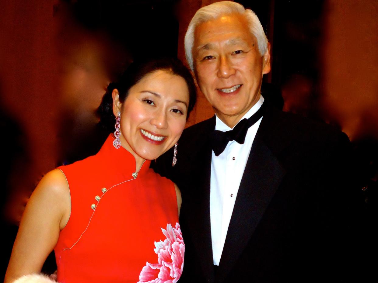 Oscar Tang and his wife Agnes Hsu-Tang in 2013