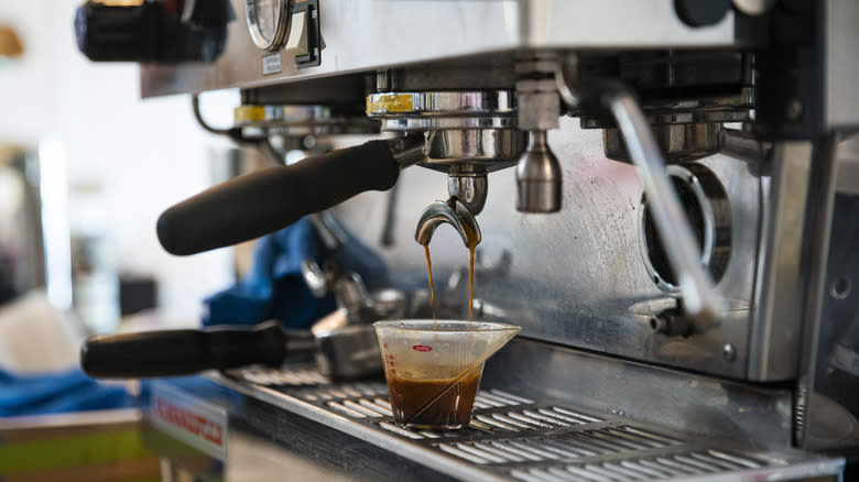 espresso brewing