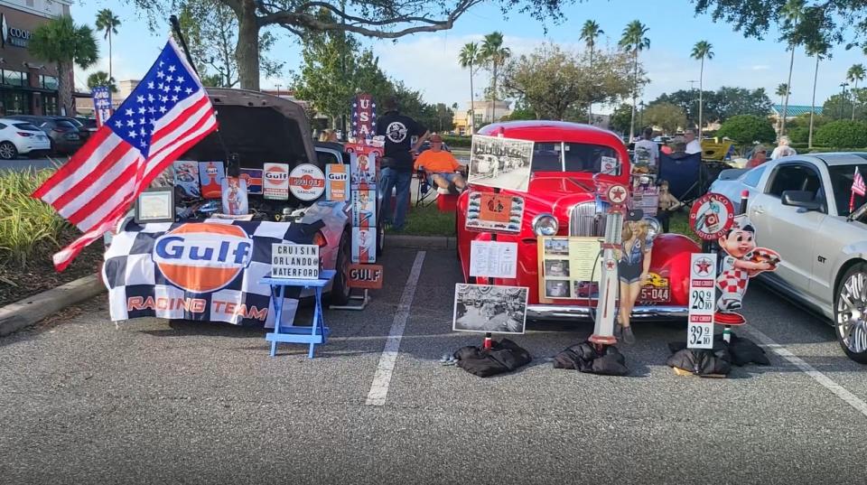The Waterford Lakes Town Center hosted a Veterans Day Back to the Classics car show.