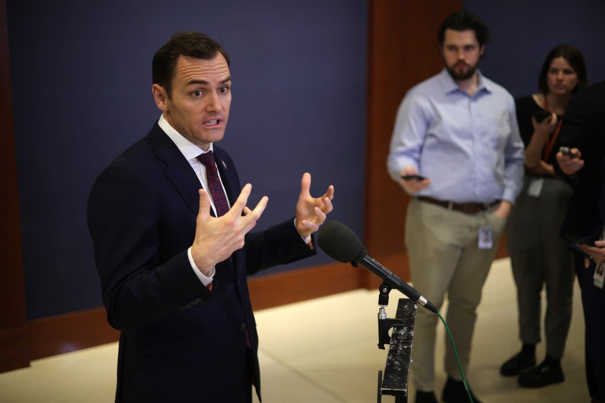 Republican US Rep Mike Gallagher is among the chief sponsors of House legislation that could force TikTok off US app stores (Getty Images)