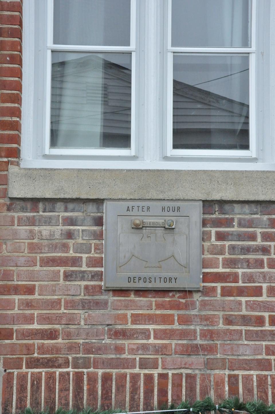 The "after hour depository" door is on the side of the former Wilmington Trust, now a home, in Townsend.