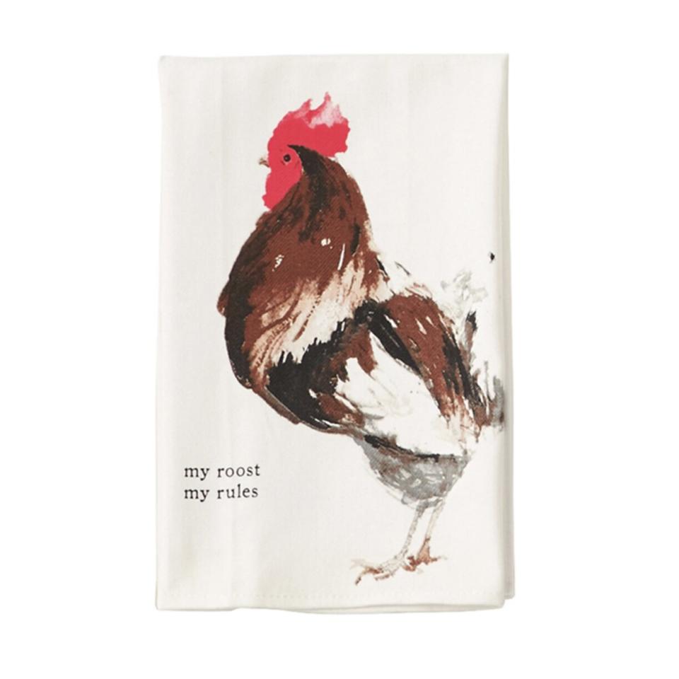 rooster kitchen decoration towel