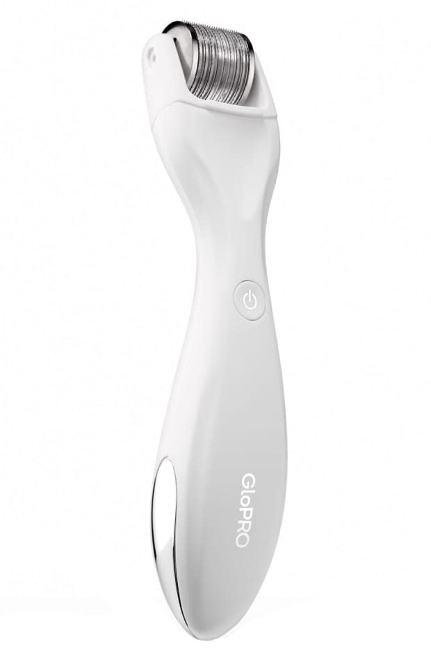 <p>GloPro Microneedling Regeneration Tool, $199, <a href="https://shop-links.co/1658465980661685969" rel="nofollow noopener" target="_blank" data-ylk="slk:available here;elm:context_link;itc:0;sec:content-canvas" class="link ">available here</a>.</p>