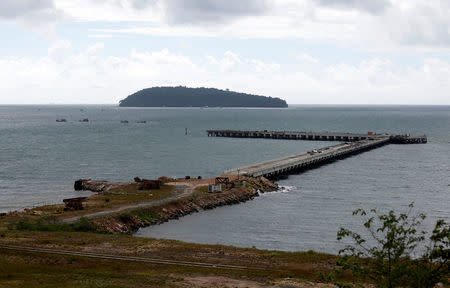 A port is seen in an area developed by China company Union Development Group at Botum Sakor in Koh Kong province, Cambodia, September 27, 2017. REUTERS/Samrang Pring