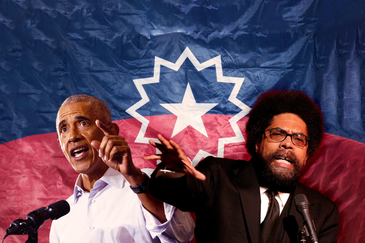 Barack Obama, Cornel West and the Juneteenth flagPhoto illustration by Salon/Getty Images