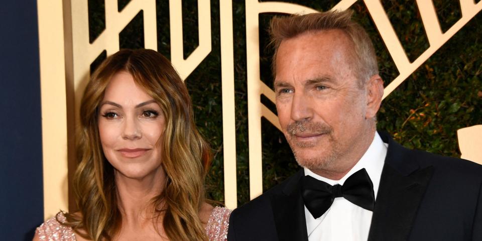 Kevin Costner and Christine Baumgartner