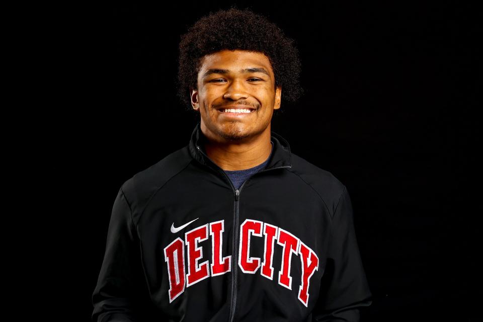 Deontre Buttram, Del City Boys Wrestling, is pictured during The Oklahoman’s media day in Oklahoma City, on Wednesday, Nov. 15, 2023.