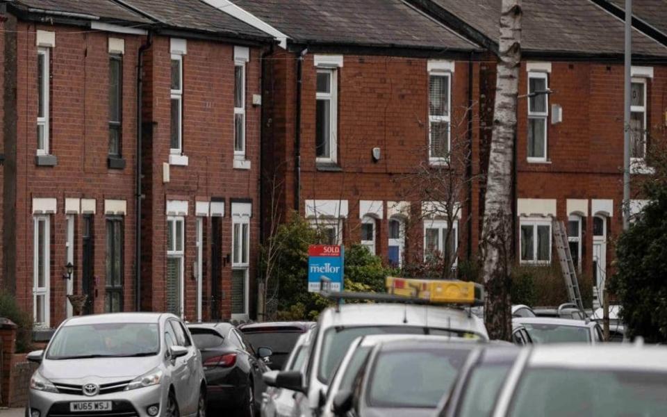 Vicarage Road, Stockport in Greater Manchester, where Angela Rayner, deputy Labour leader, bought a house