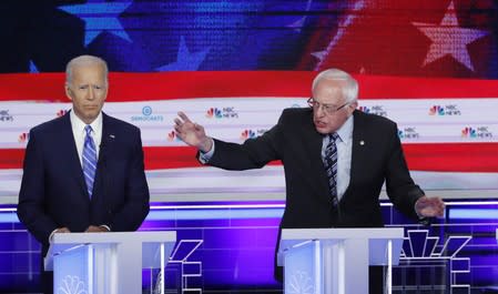 Candidates debate during the second night of the first U.S. 2020 presidential election Democratic candidates debate in Miami, Florida, U.S.