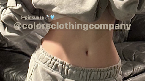 noah cyrus abs sweatsuit instagram photos