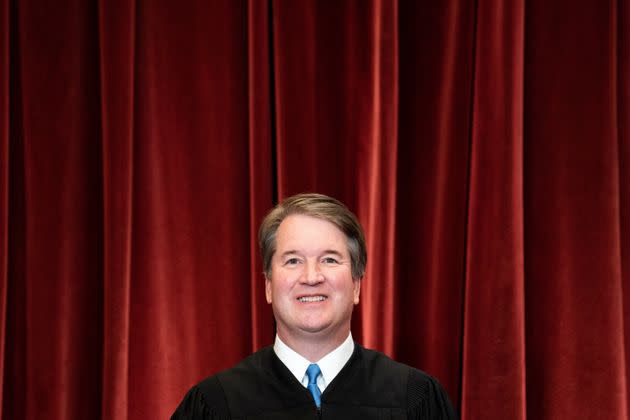 Supreme Court Justice Brett Kavanaugh finds his concurrences in cases involving abortion, voting rights and gun rights at the center of the court's latest term.