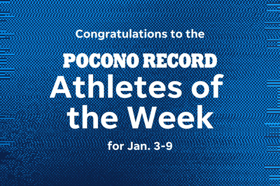 East Stroudsburg North wrestler Wayne McIntyre and Stroudsburg swimmer Zoey Delaney are the Pocono Record Athletes of the Week for Jan. 3-9.
