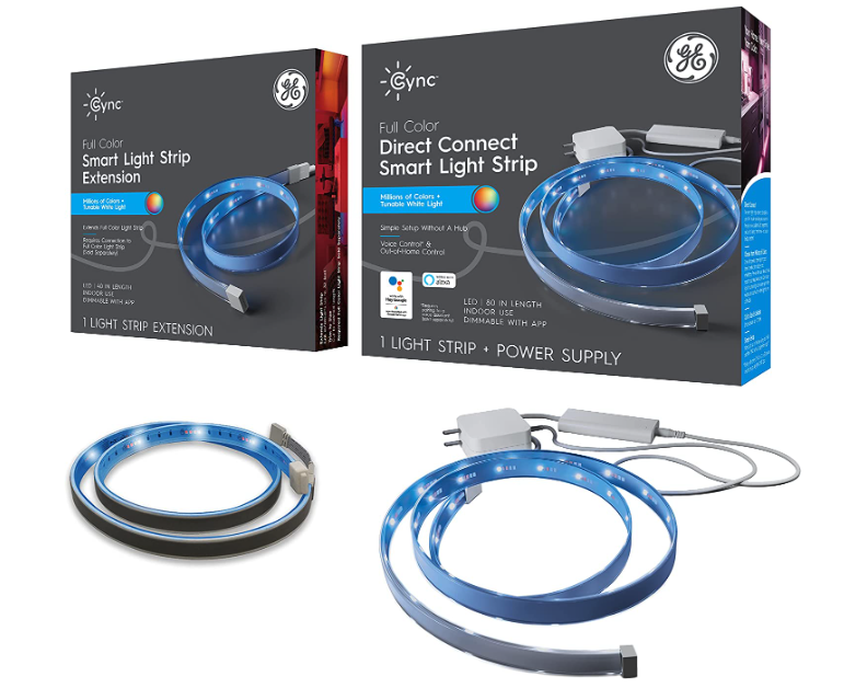 GE CYNC Smart LED Light Strip and Extension Bundle