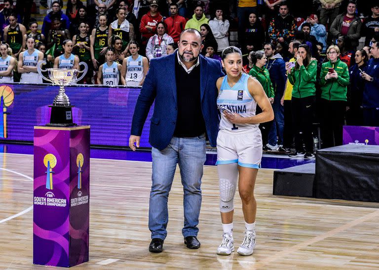 Luciana Delabarba fue la goleadora del Sudamericano femenino 2022 y la gran revelación nacional