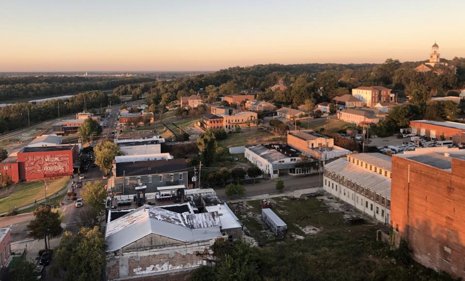 Sunset in Vicksburg, Mississippi