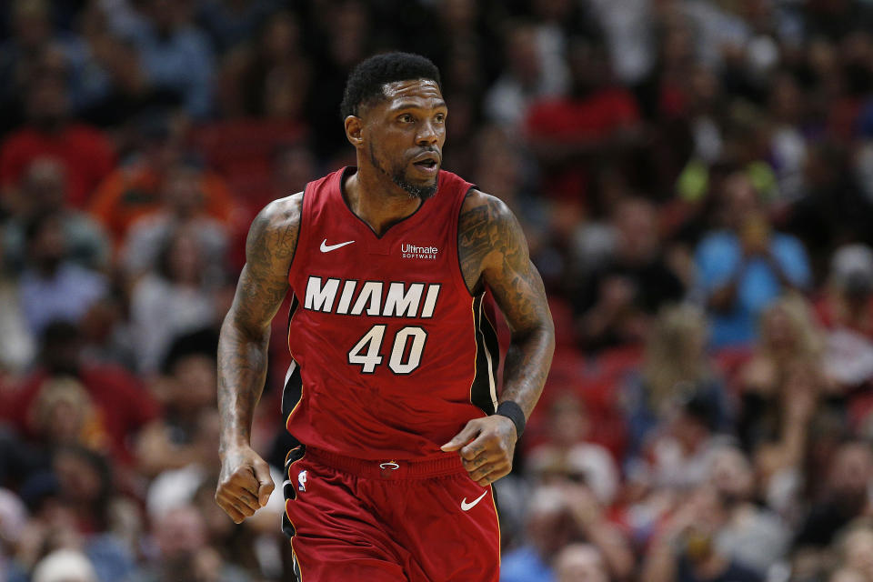 熱火硬漢文化的靈魂人物—Udonis Haslem。（Photo by Michael Reaves/Getty Images）