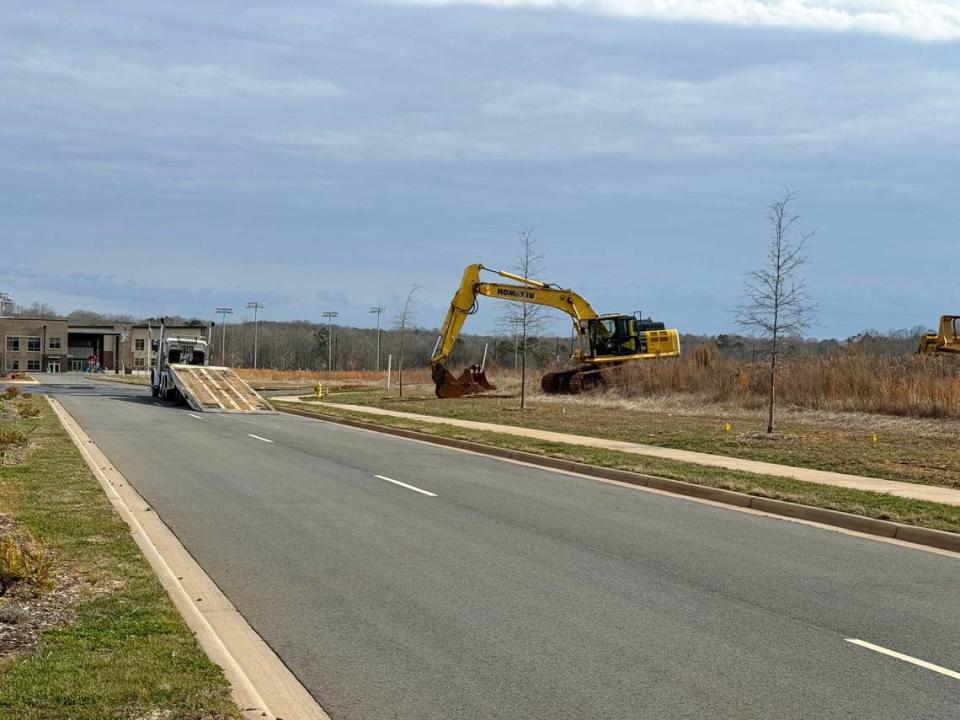 A new Target will be built across from the YMCA in Indian Land, part of the ongoing growth there. The store will be located on the property on the right.