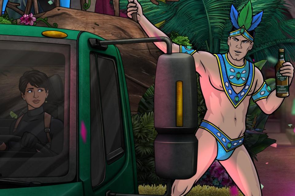 A scene from the three-part series finale 'Archer: Into the Cold.'