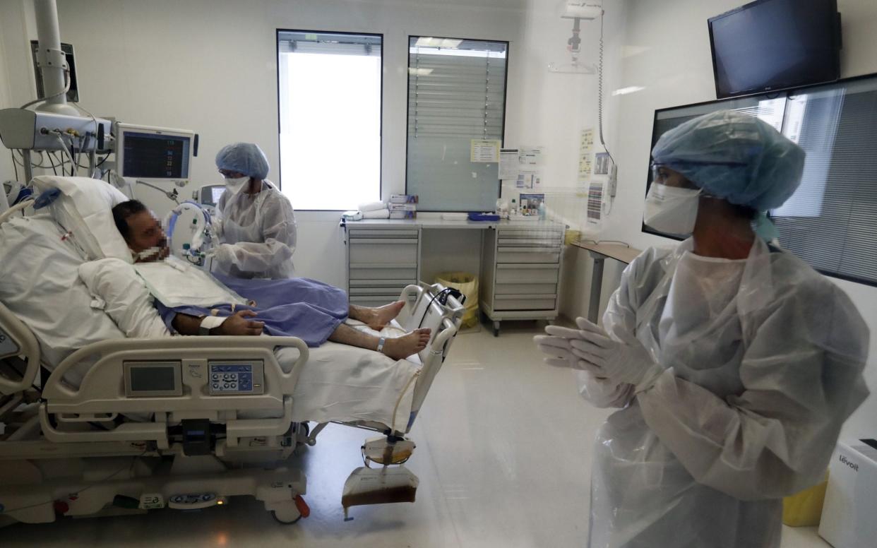 According to recent hospital reports, the number of Covid-19 patients in intensive care beds in the Marseille area has more than doubled in a few days, nearing full capacity.  - Guillaume Horcajuelo/EPA-EFE/Shutterstock