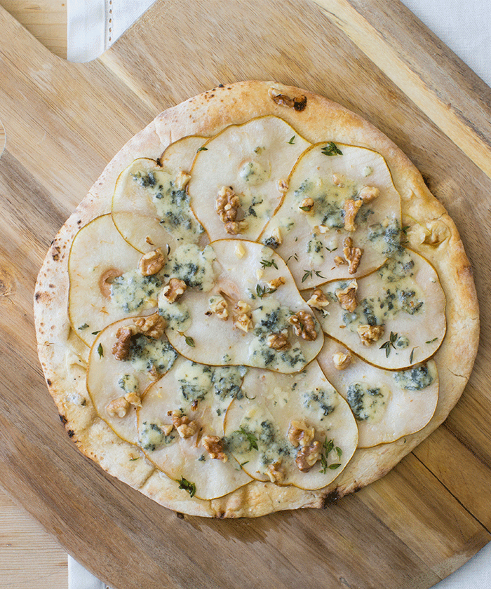 Pear and Gorgonzola Pizza