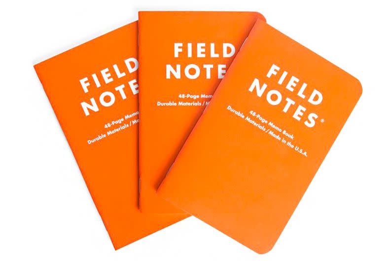 waterproof field notes expedition pack orange cover