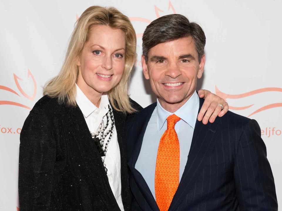 Noam Galai/WireImage Ali Wentworth and George Stephanopoulos at the Michael J. Fox Foundation