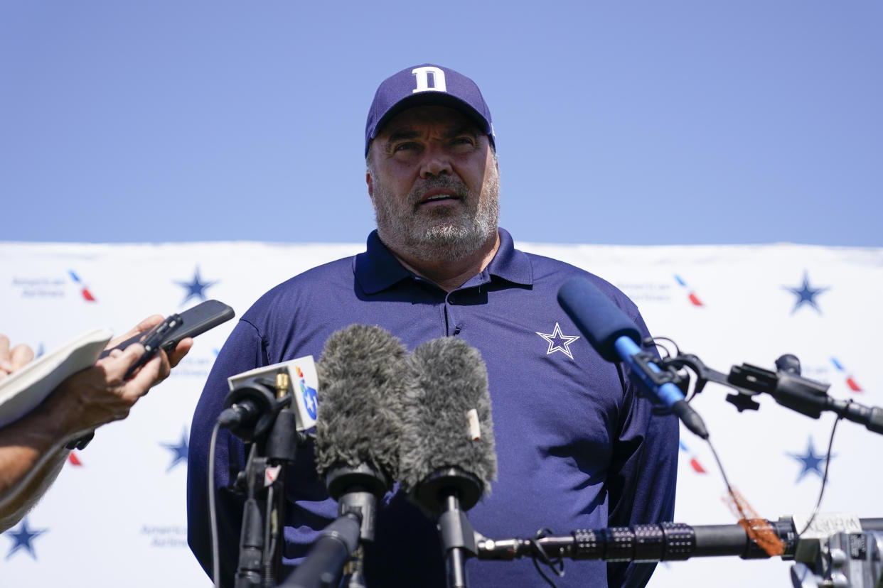 Dallas Cowboys head coach Mike McCarthy has answered many questions about his future with the team. (AP Photo/Ashley Landis)