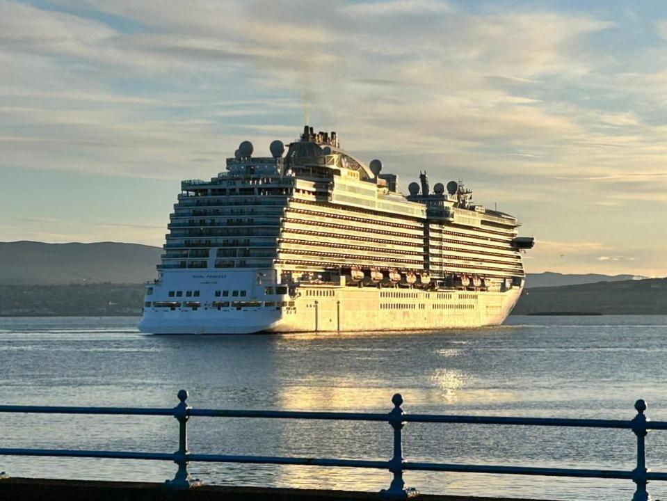 Greenock Telegraph: Regal Princess was the first large cruise ship to visit this year