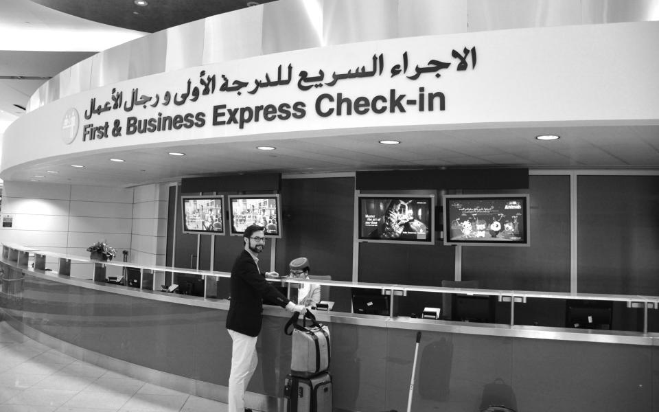 <p>In Dubai Emirates operates a special express check-in desk for first- and business-class passengers; I found it a speedy and pleasant way to get checked in and, because there is a dedicated screening zone around the corner, it also provides an efficient way to get through security.</p>