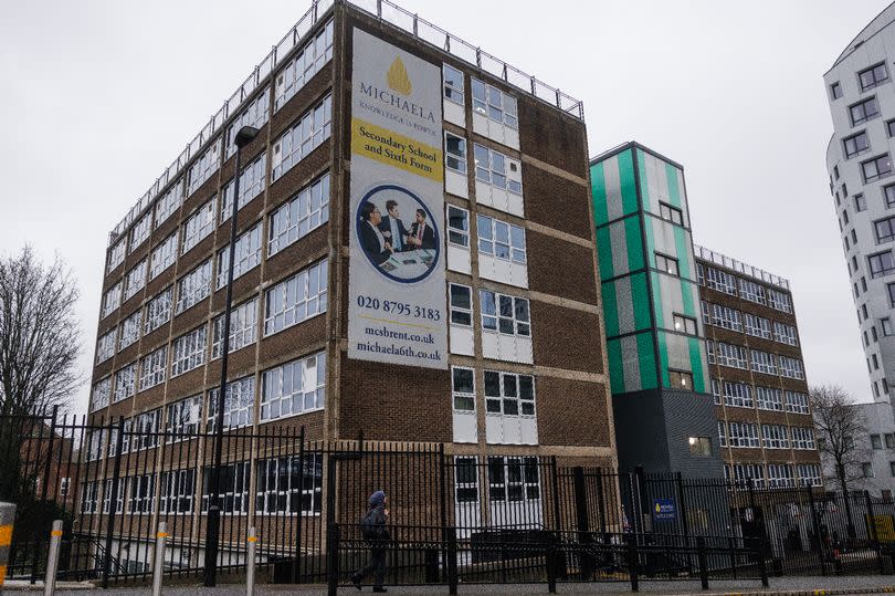 At lunchtime, children cannot choose where they sit in the school's halls but are allocated to tables of six depending on their year and form. -Credit:Dan Kitwood/Getty Images