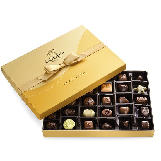 Assorted Chocolate Gold Gift Box