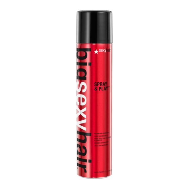 SexyHair Big Spray & Play Volumizing Hairspray | Hold and Shine | Up to 72  Hour Humidity Resistance | All Hair Types