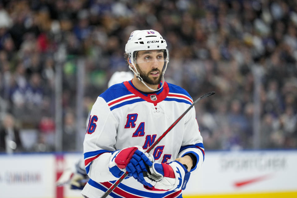 Vincent Trocheck #16 of the New York Rangers has fantasy value