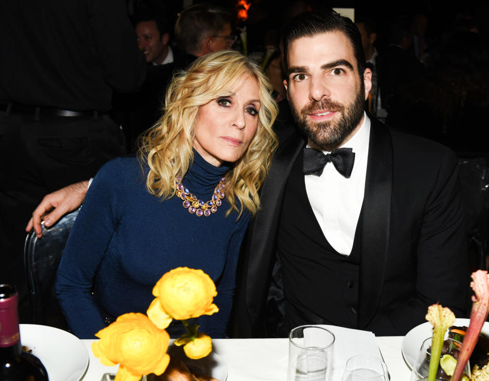 Judith Light and Zachary Quinto