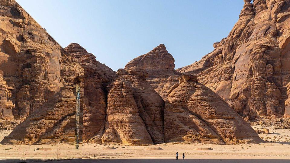 Vista de uno de los paisajes de AlUla. 