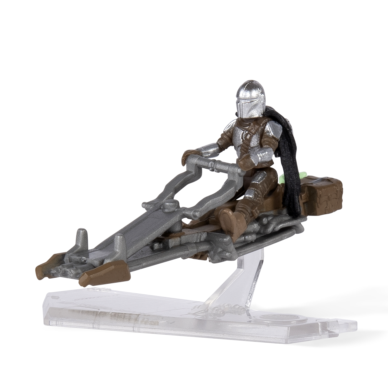 A Mandalorian Speeder Bike is among the items you can find in a Star Wars Micro Galaxy Squardron Mystery Pack. (Photo: Jazwares)