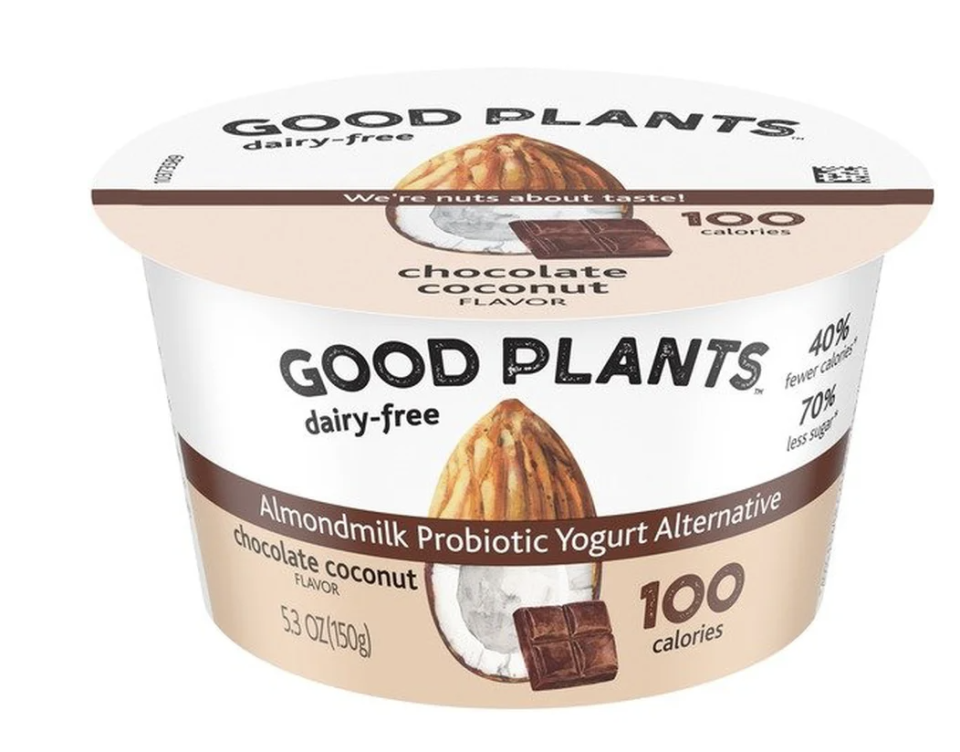 19) Good Plants Almond Milk Probiotic Yogurt
