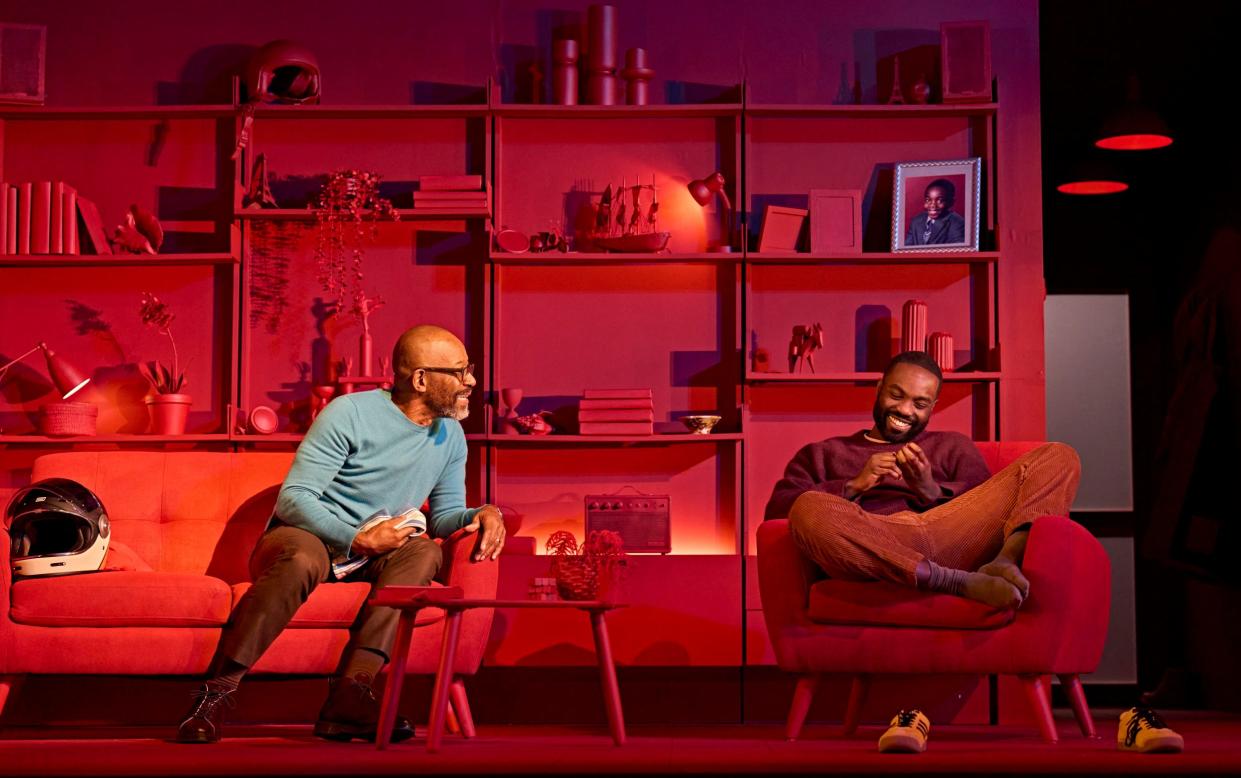 Lennie James and Paapa Essiedu in A Number at the Old Vic - Manuel Harlan