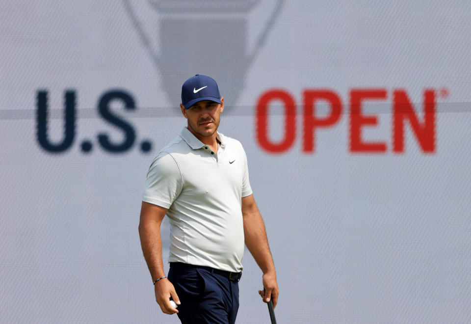 Brooks Koepka is ready to swing away. (Sean M. Haffey/Getty Images)