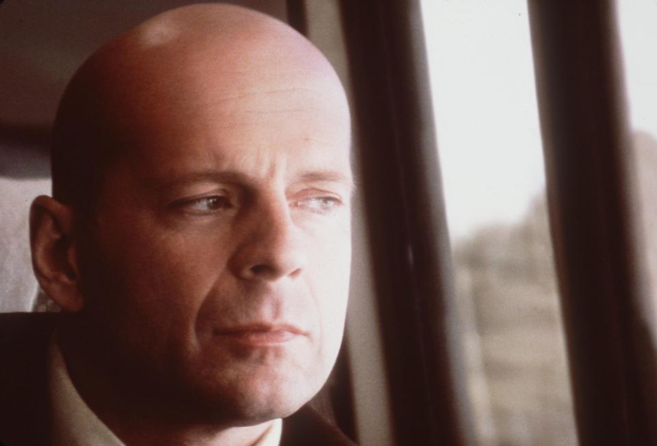 <p>Years before Bruce Willis began sporting the bald look for real — yes, there was a time when Willis had actual hair — the actor decided to shave his head for his role in <em>Unbreakable</em>. Perhaps, this is what convinced him to permanently ditch his locks?</p>