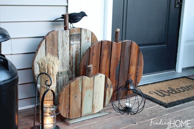 Reclaimed Wood Pumpkins