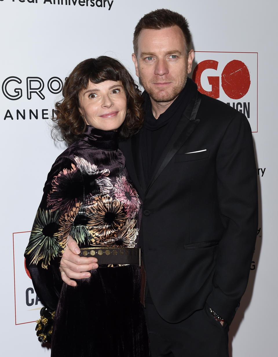 Eve Mavrakis and Ewan McGregor in November 2016. (Photo: Getty Images)