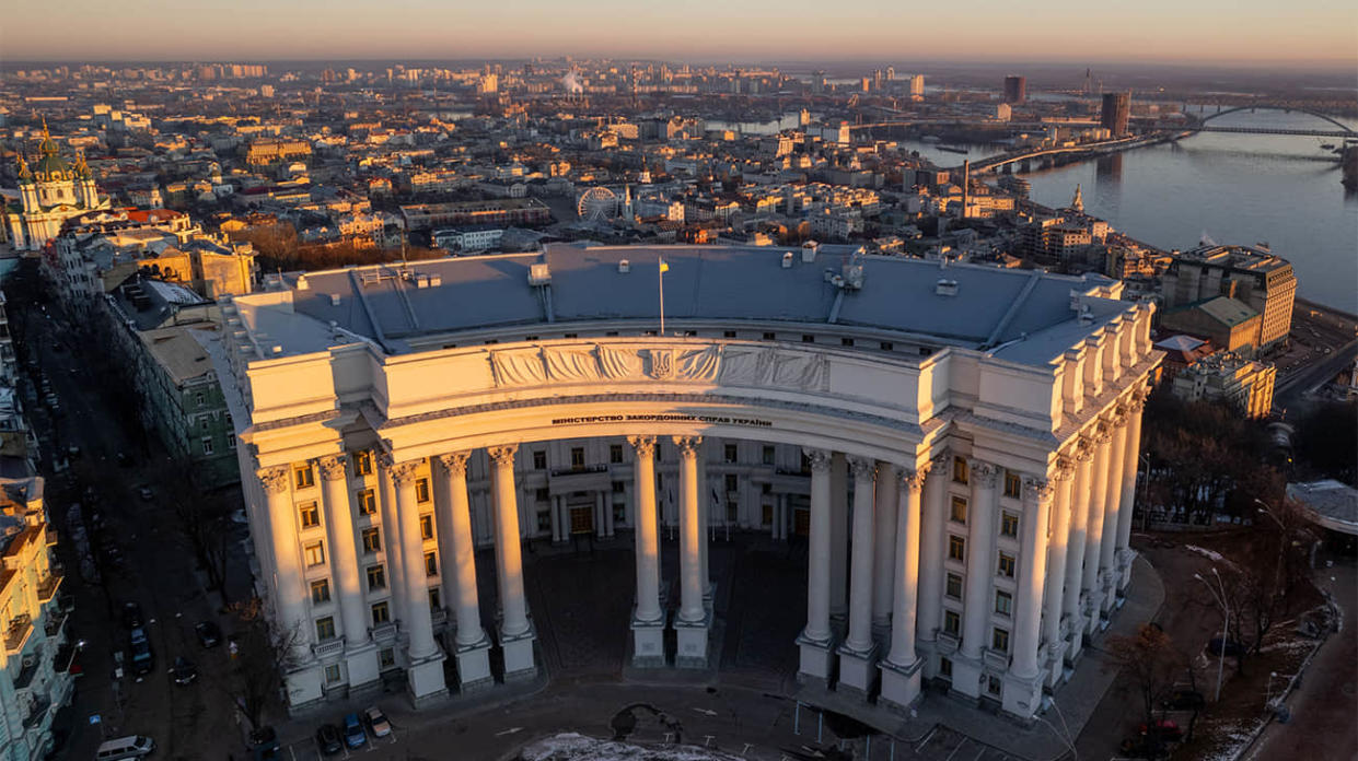 Ukraine's Foreign Ministry building. Stock photo: Getty Images