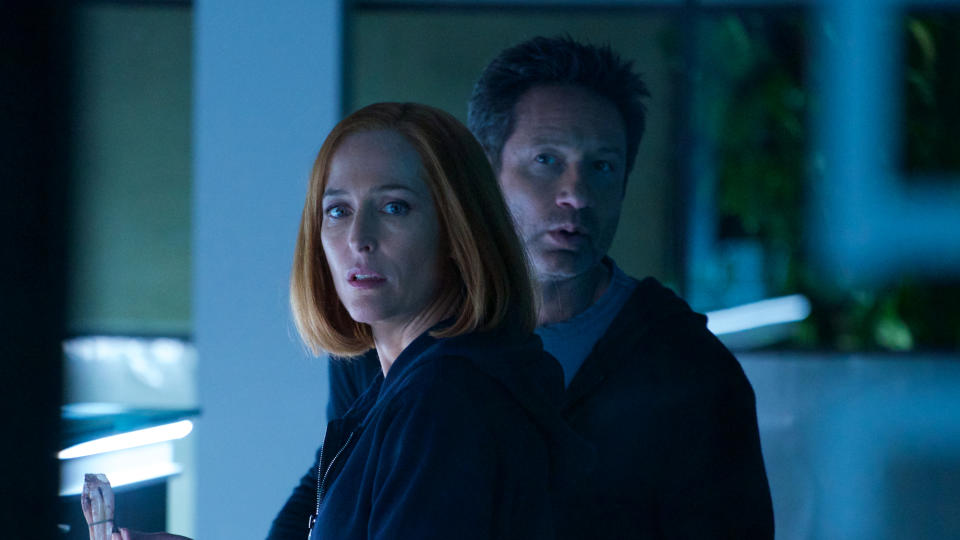 Gillian Anderson and David Duchovny returned for an eleventh and final season of The X-Files. (Paramount)