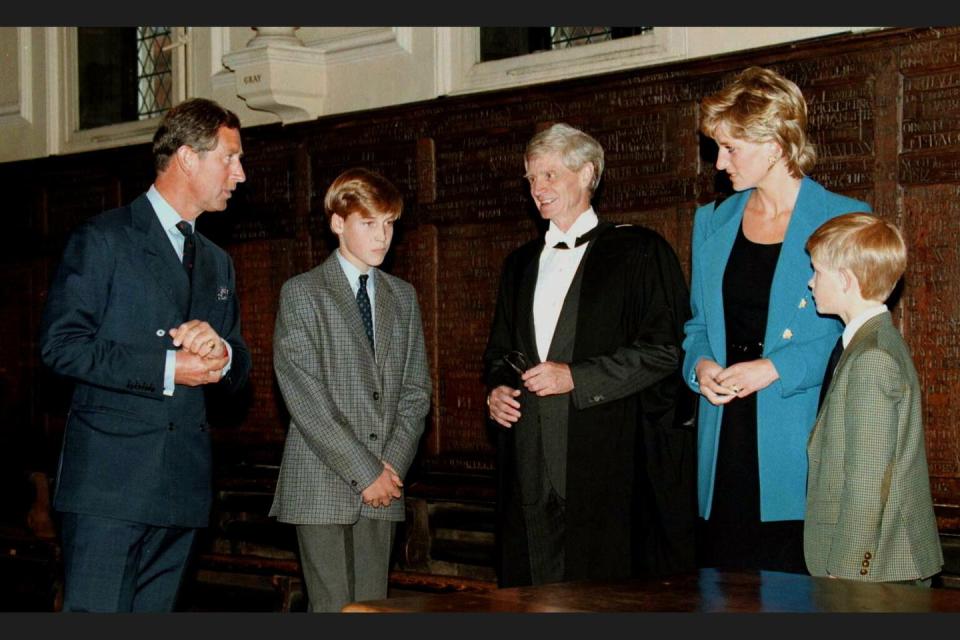 PRINCE WILLIAM AT ETON