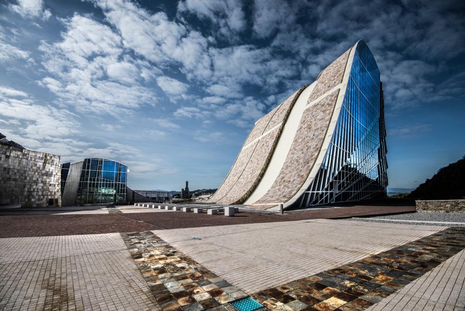 City of Culture of Galicia, by Peter Eisenman (Galicia, Spain)