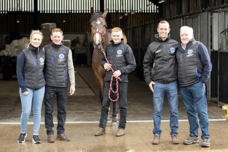 The Northern Echo: Adele Mulrennan, Paul Hanagan, We've Got This, Willie Pyke, Craig Lidster and Phil Hawthorne launch The Graham Lee Racing Club