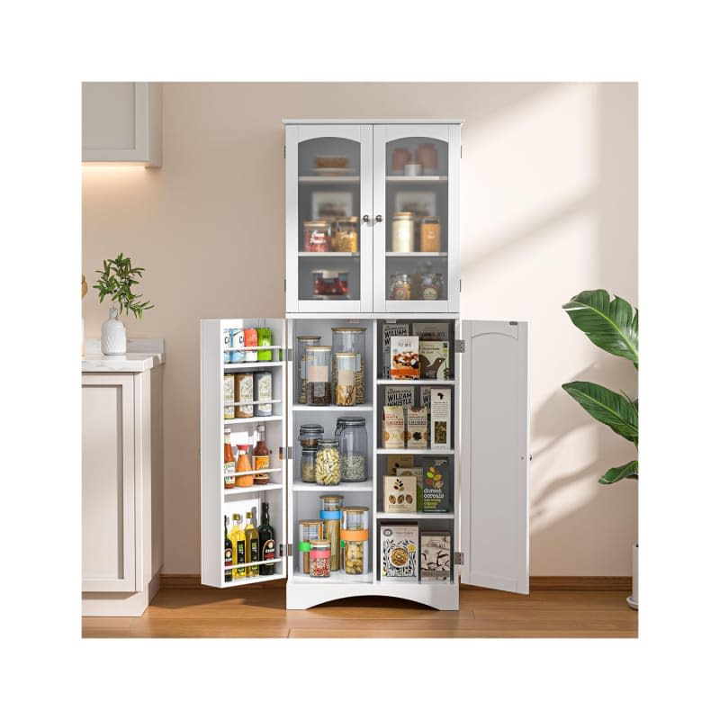 Gizoon 64" Kitchen Pantry Cabinet