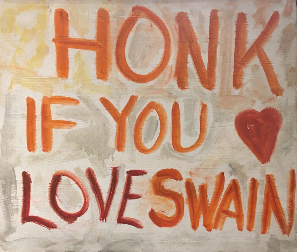 "Honk If You Love Swain," by Peter McClure.